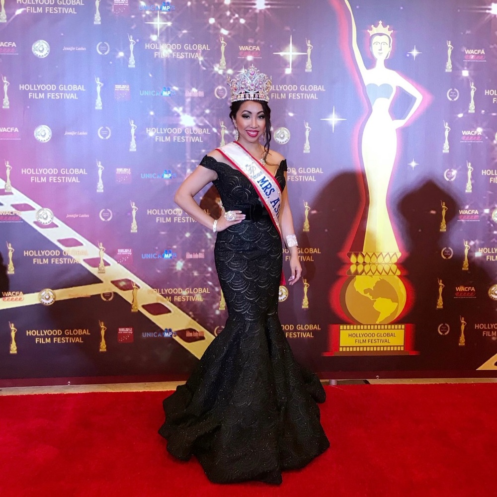 Tarik Ediz Black Gown